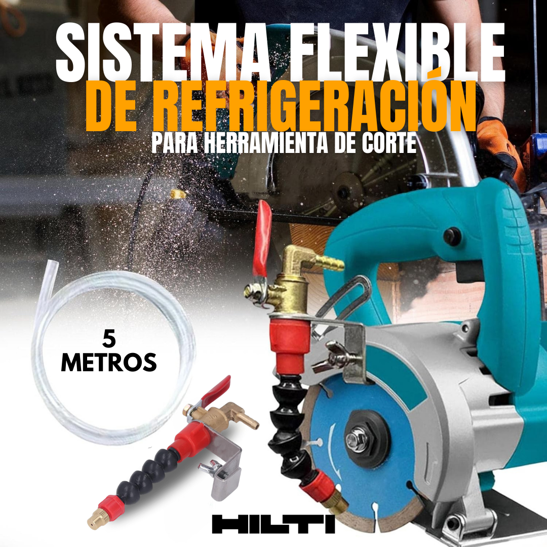 SISTEMA FLEXIBLE DE REFRIGERACIÓN HILTI® PARA HERRAMIENTA DE CORTE
