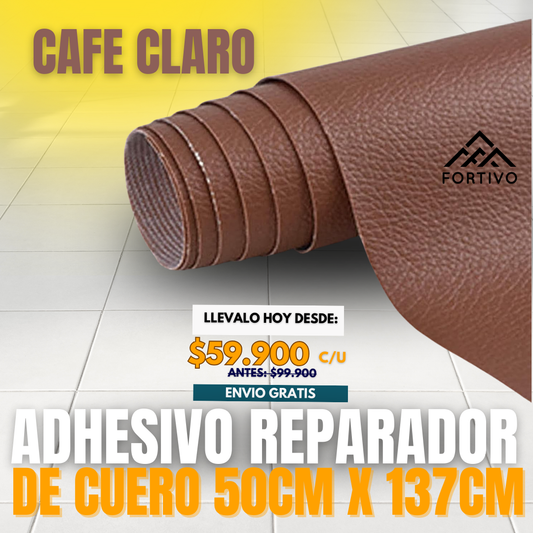 ADHESIVO REPARADOR DE CUERO | 50CM X 137CM | FORTIVO®