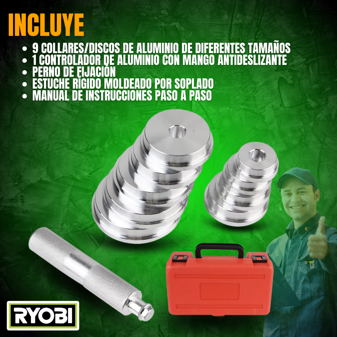 KIT DE SELLO E INSTALACIÓN DE COJINETES Y RODAMIENTOS | RYOBI®