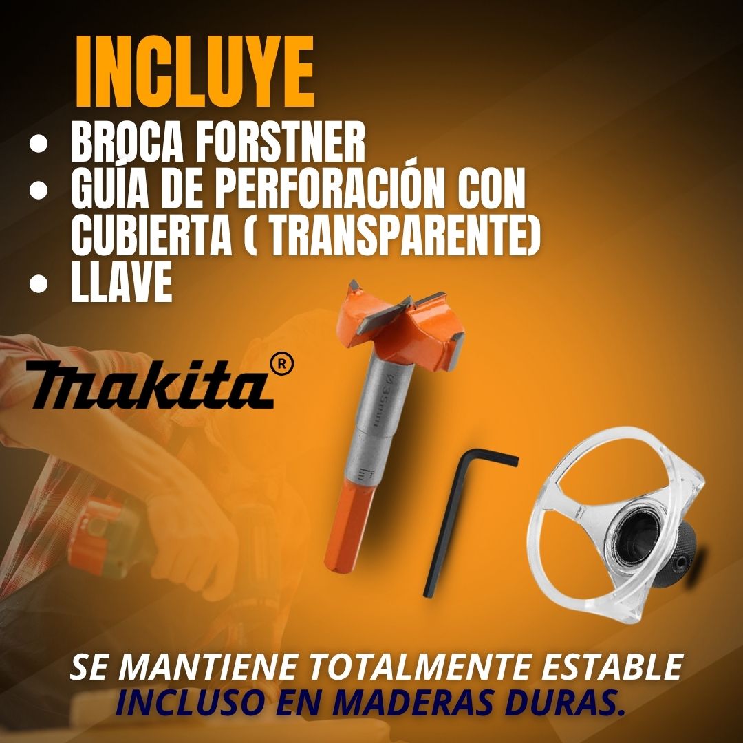 BROCA CON PLANTILLA PARA BISAGRAS MAKITA®