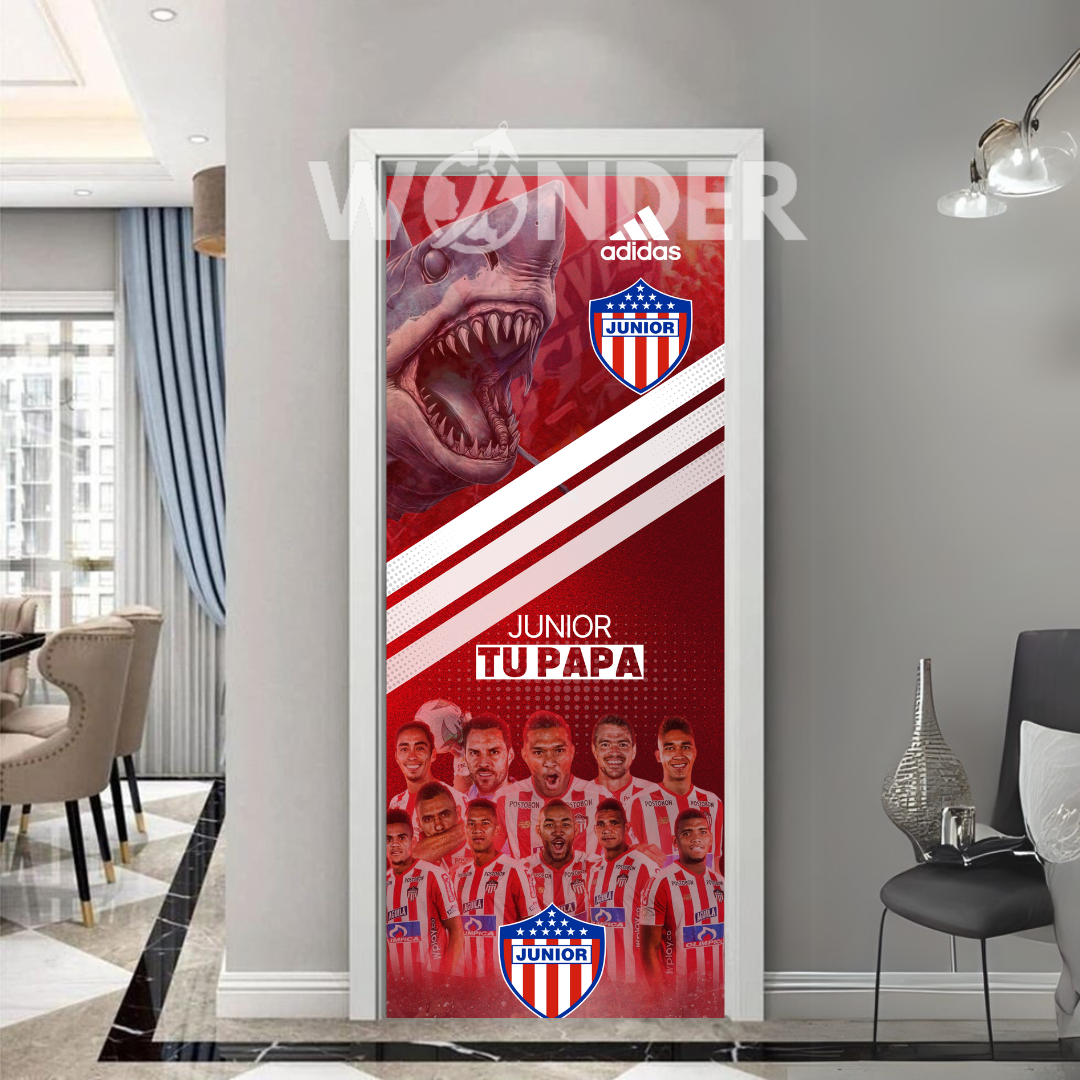 FUNDA DECORATIVA PARA PUERTAS | EQUIPOS DE FUTBOL
