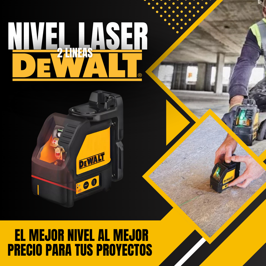 NIVEL LASER 2 LINEAS DEWALT®
