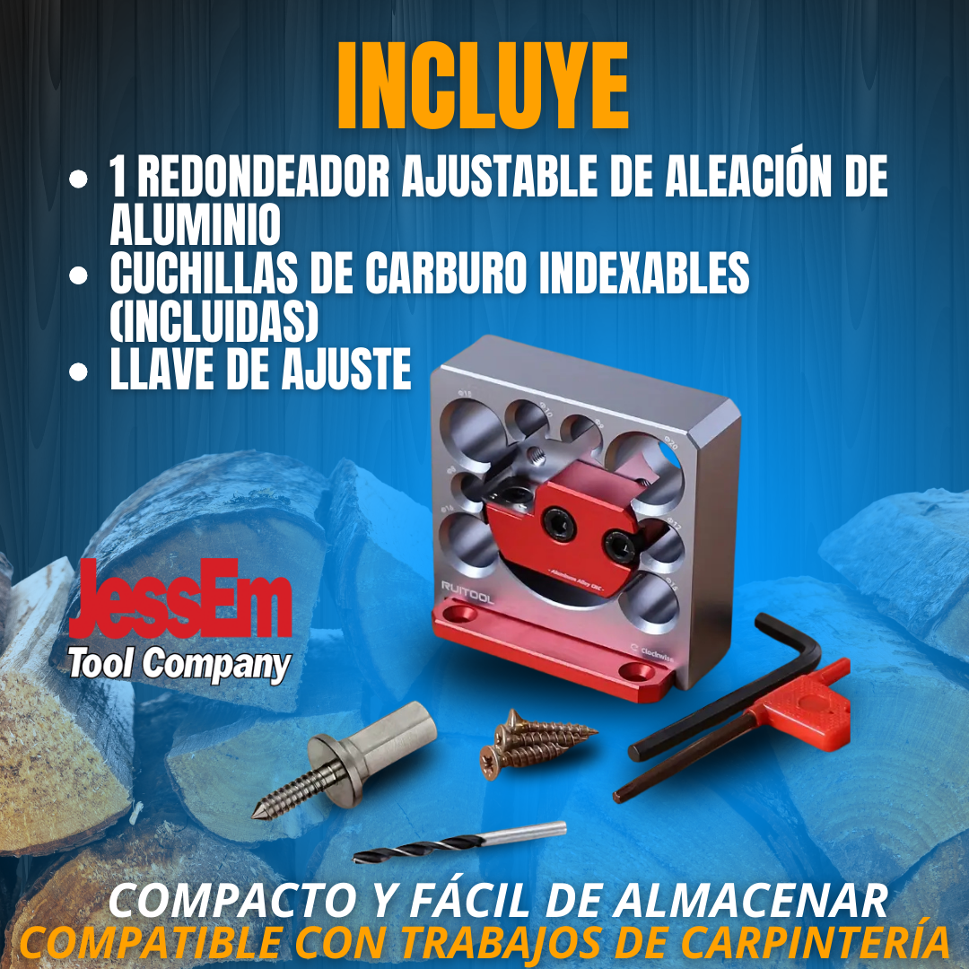 PLANTILLA AJUSTABLE FRESADORA PARA TACOS DE MADERA | JESSEM®