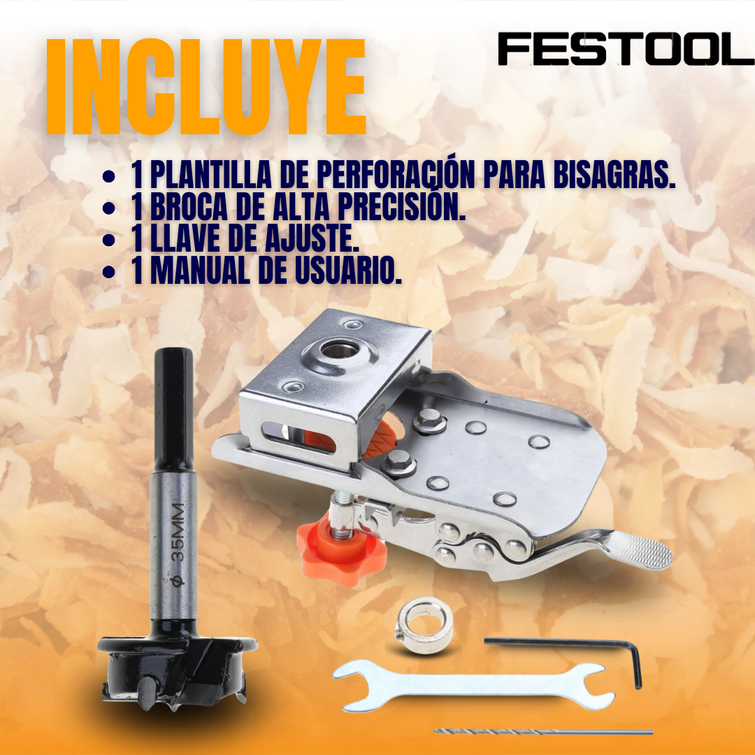 GUÍA DE PERFORACIÓN PARA BISAGRAS | FESTOOL®