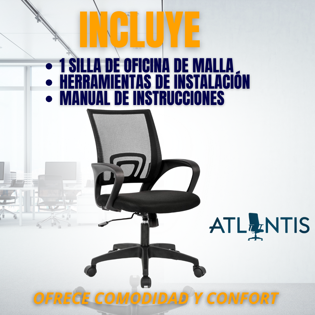 SILLA ERGONOMICA DE OFICINA ATLANTIS®