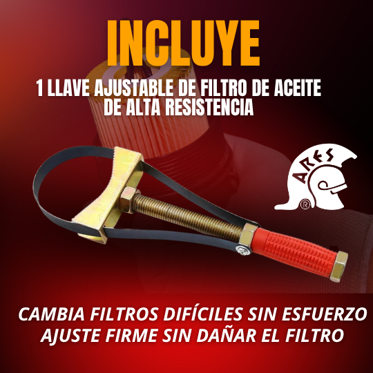 LLAVE DE EXTRACCIÓN PARA FILTRO DE ACEITE |ARES®