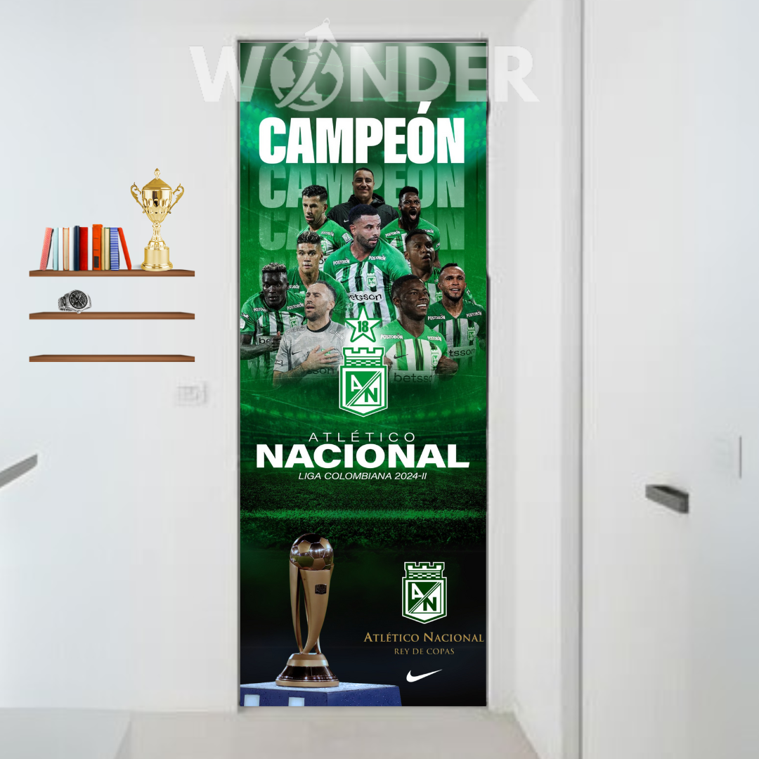 FUNDA DECORATIVA PARA PUERTAS | EQUIPOS DE FUTBOL