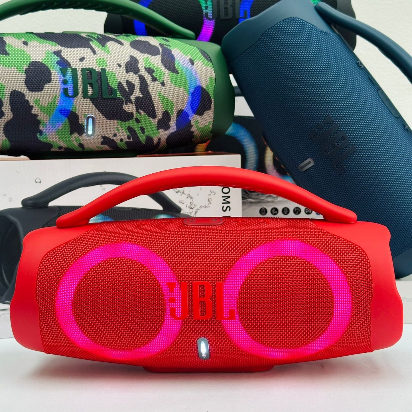 PARLANTE JBL BOOMBOX 3 RGB EXTRA-GRANDE - CALIDAD 1.1
