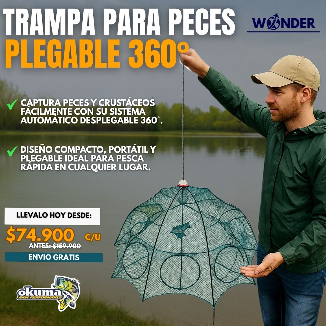 TRAMPA PARA PECES |OKUMA®|