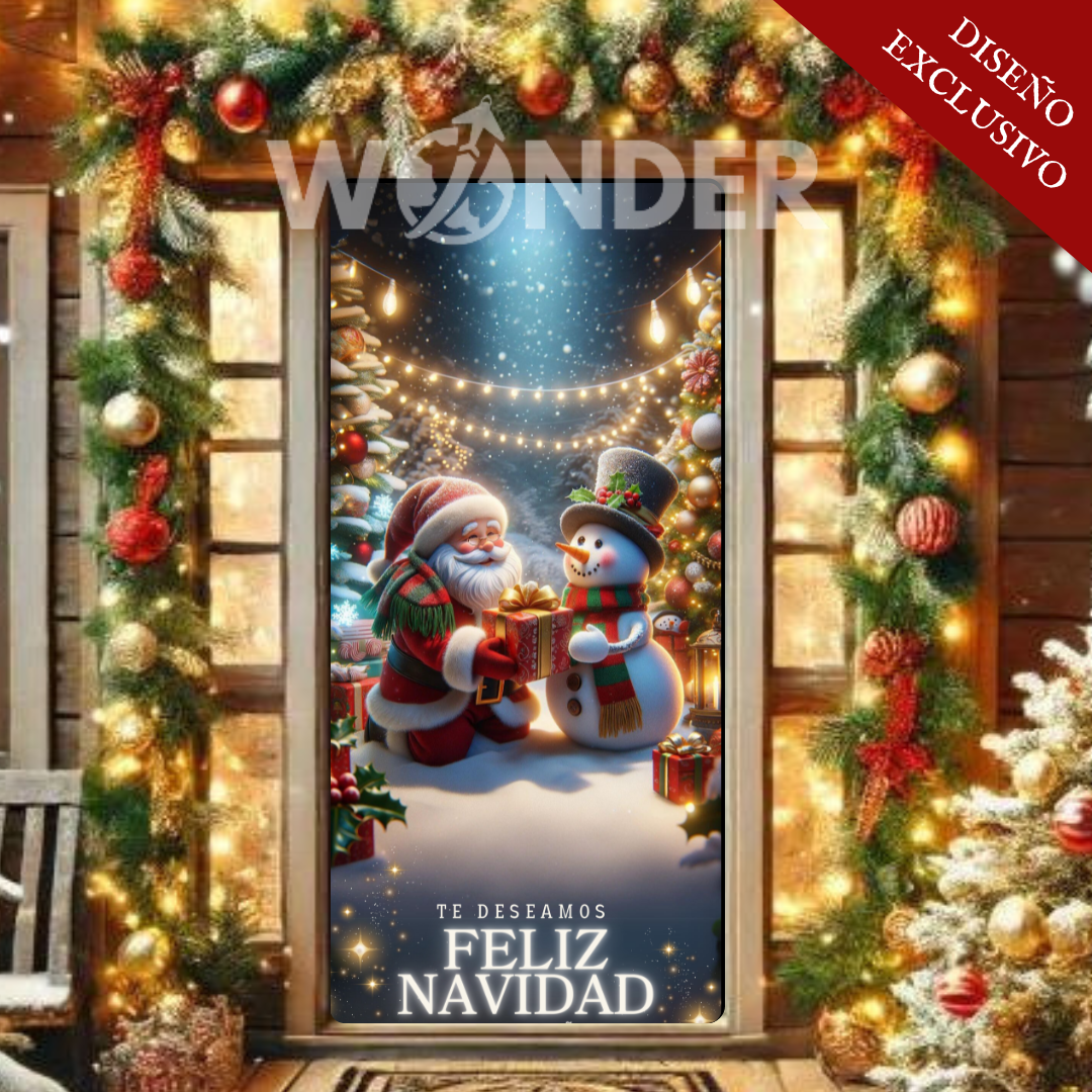 FUNDA NAVIDEÑA PREMIUM® PARA PUERTA