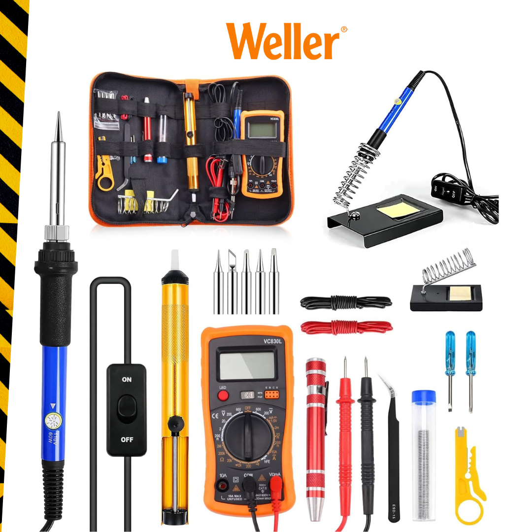 KIT PROFESIONAL DE SOLDADURA ELECTRÓNICA WELLER®