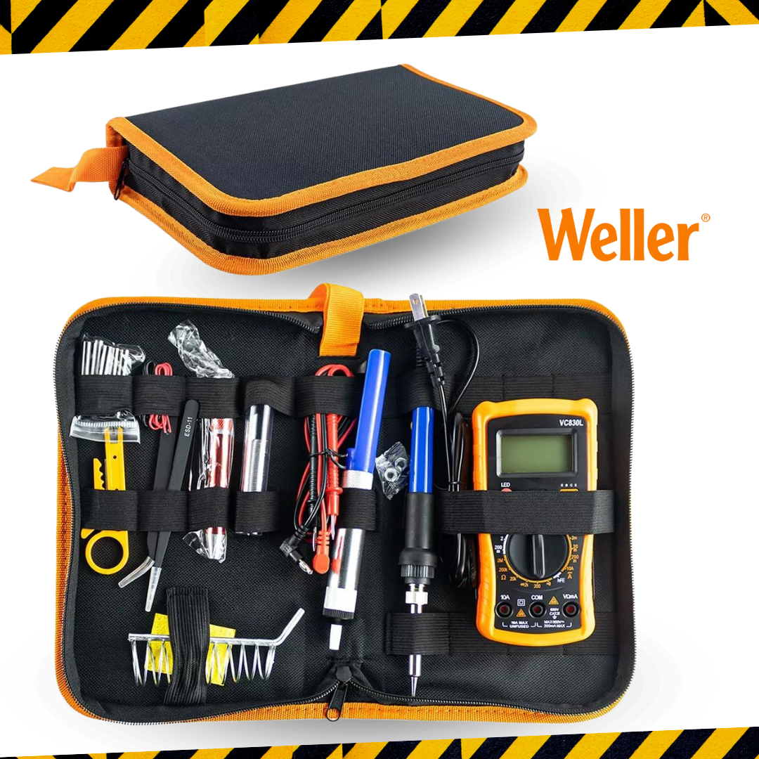 KIT PROFESIONAL DE SOLDADURA ELECTRÓNICA WELLER®