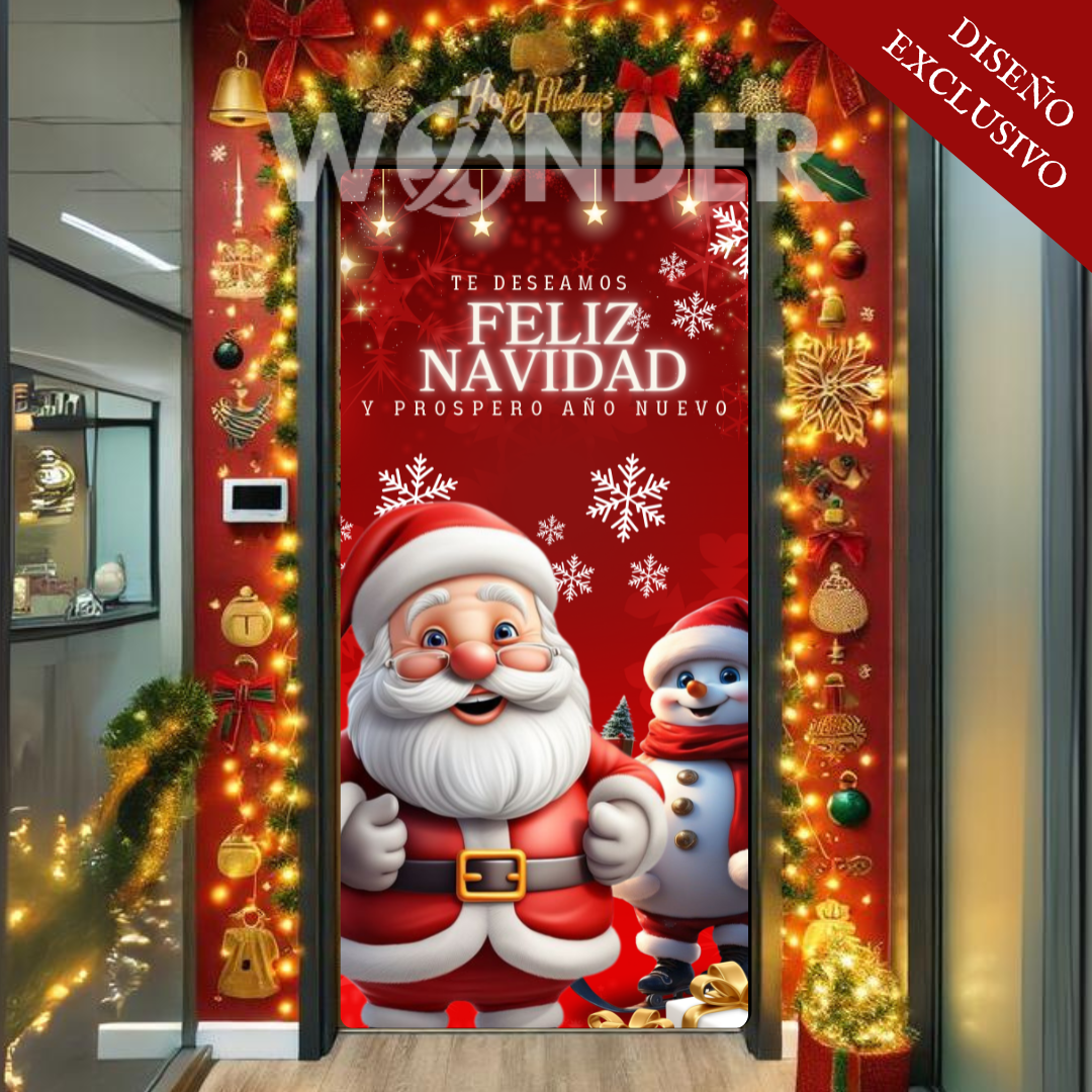 FUNDA NAVIDEÑA PREMIUM® PARA PUERTA