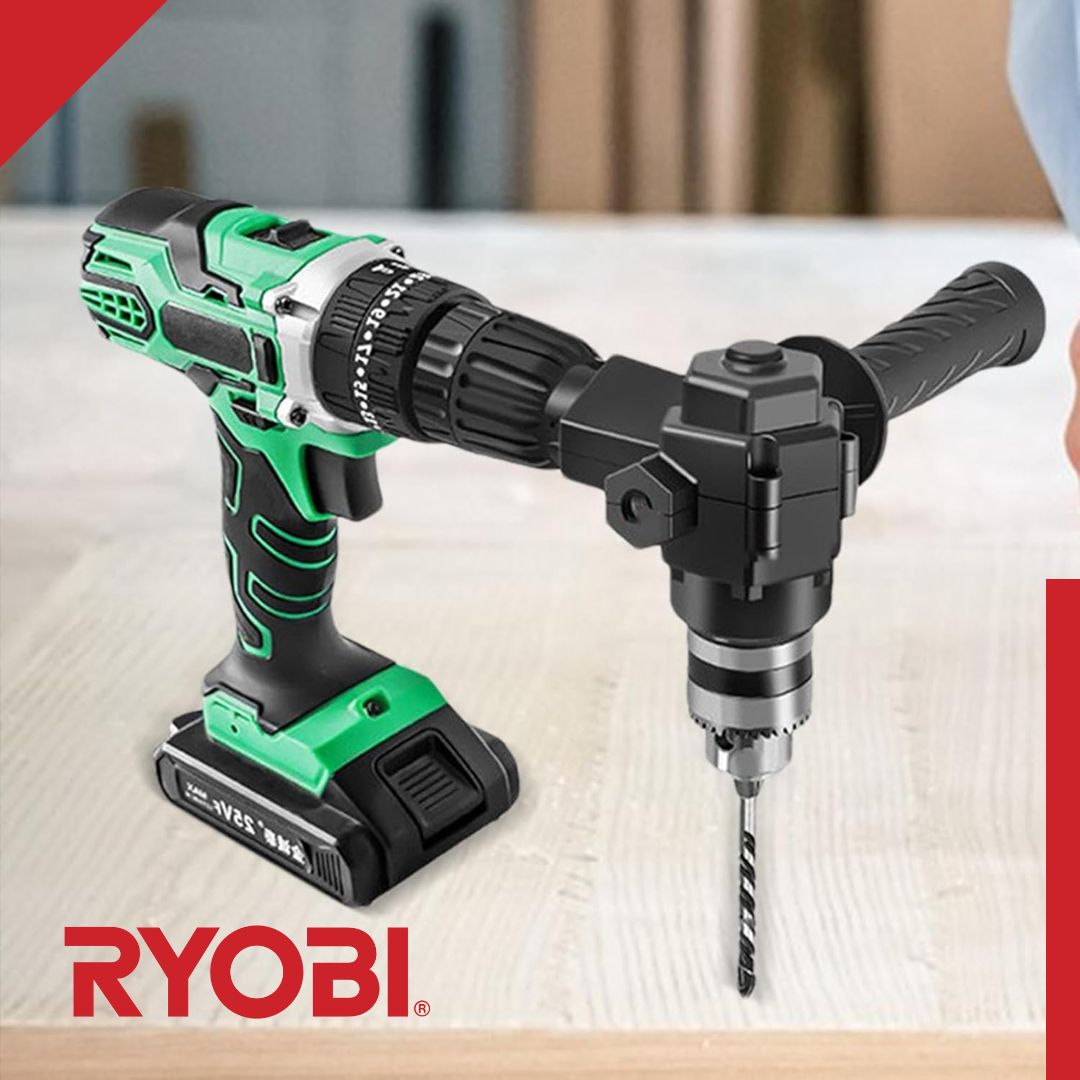ADAPTADOR EN ANGULO 90 GRADOS RYOBI® PARA TALADRO