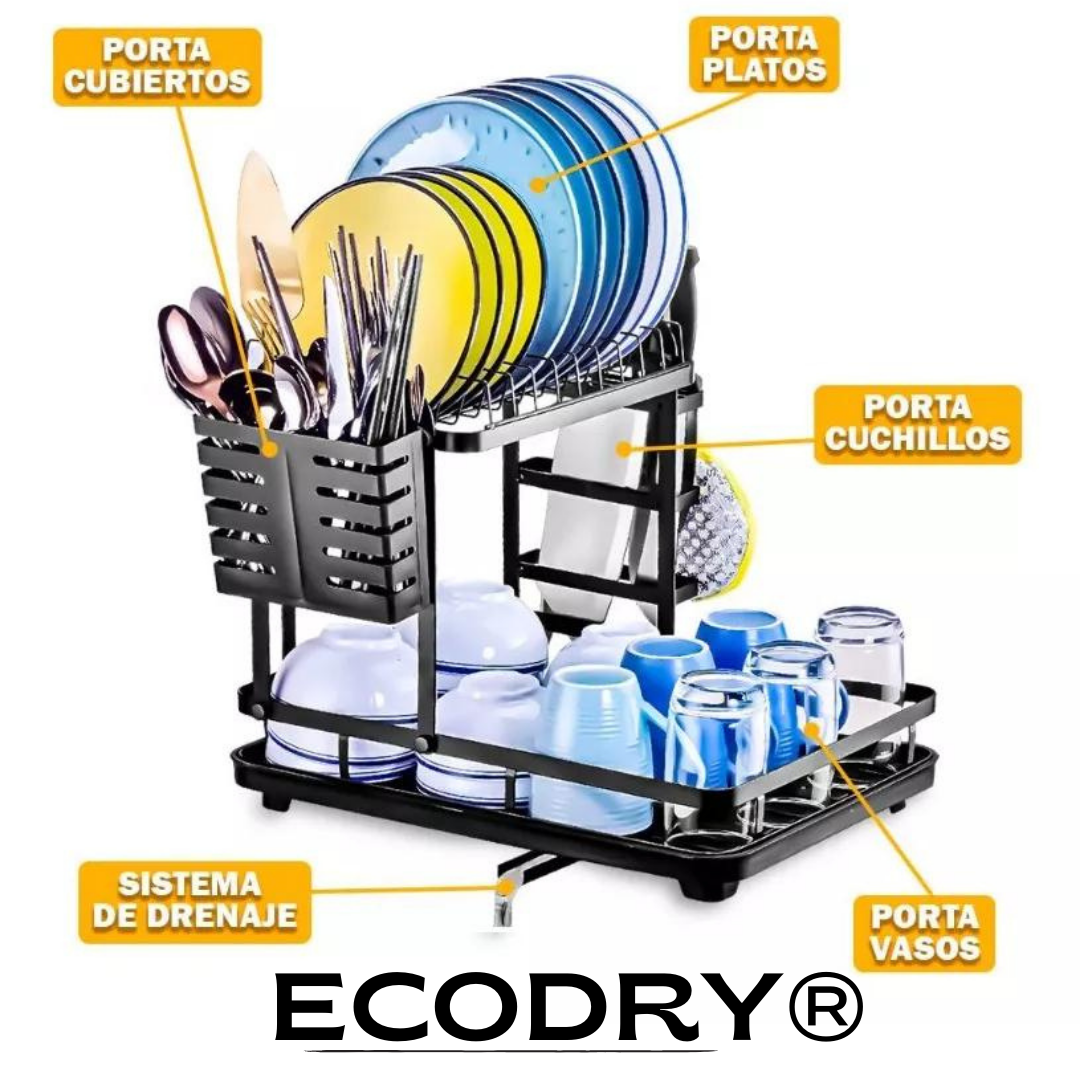 PLATERO ESCURRIDOR CON DRENAJE 2 NIVELES ECODRY®