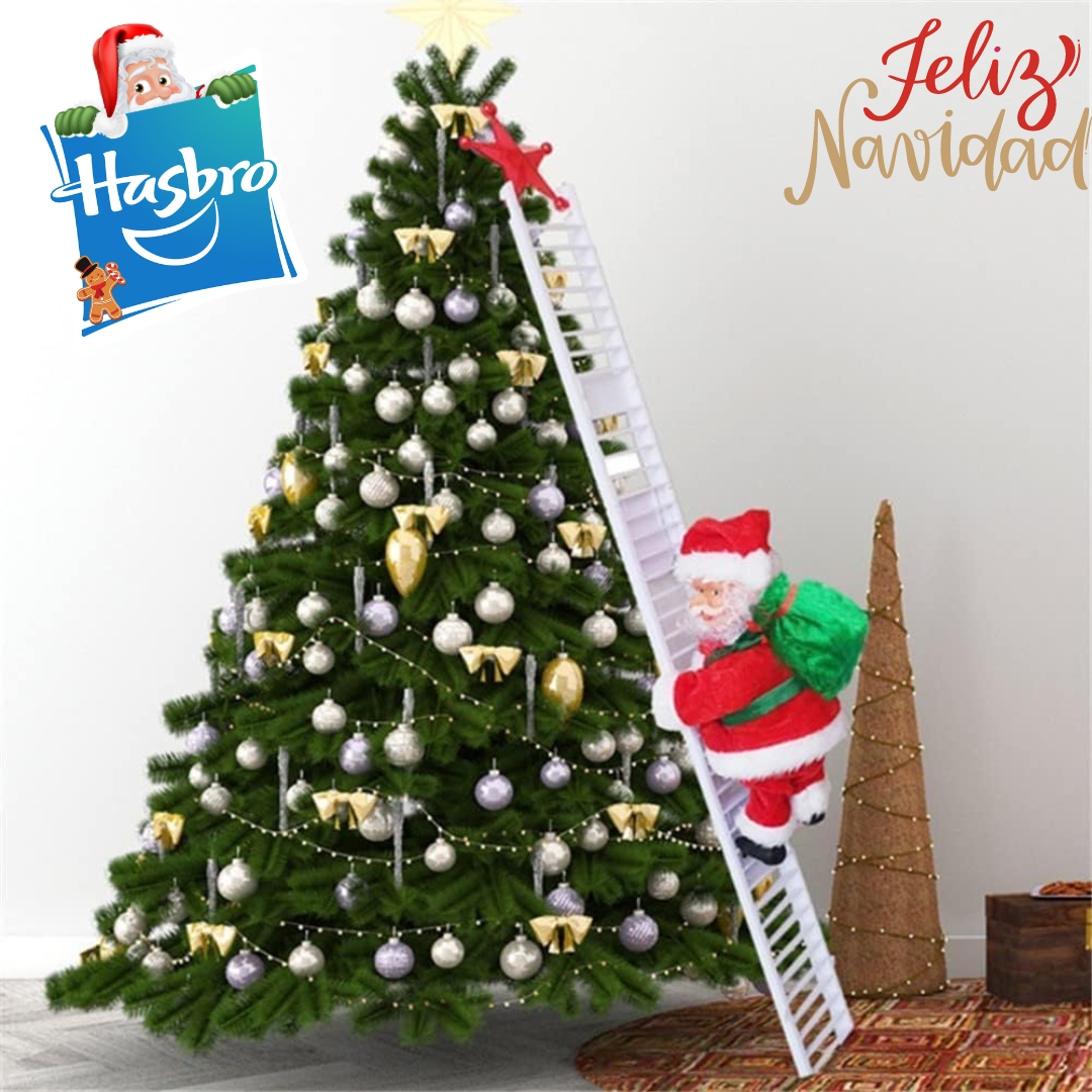 PAPÁ NOEL ESCALERA CON MÚSICA HASBRO®