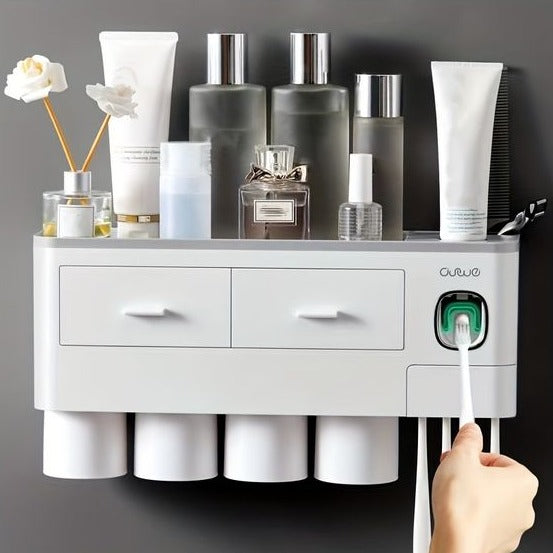 ORGANIZADOR Y DISPENSADOR DE CREMA DENTAL