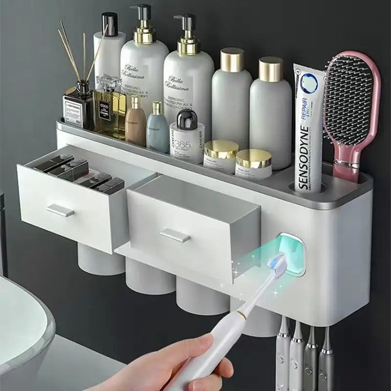 ORGANIZADOR Y DISPENSADOR DE CREMA DENTAL