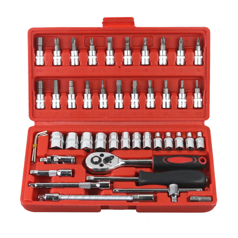 KIT DE HERRAMIENTAS DE 46 PIEZAS® - INCLUYE REGALO