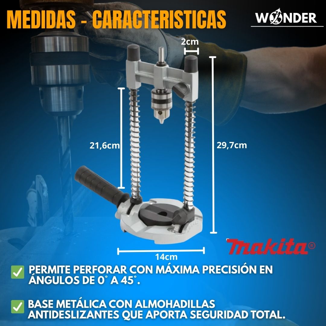 GUIA DE PERFORACION CON ANGULO 45°|MAKITA®|