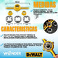 JUEGO DE 6 GIRAMACHOS PARA HACER ROSCAS |DEWALT®|
