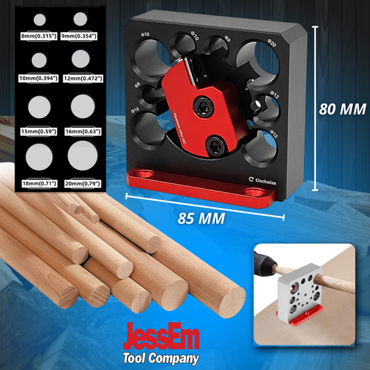 PLANTILLA AJUSTABLE FRESADORA PARA TACOS DE MADERA | JESSEM®