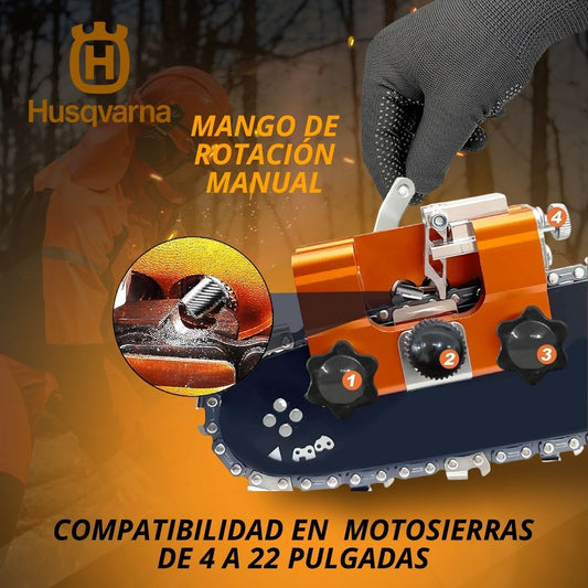 AFILADOR DE DIENTES DE MOTOSIERRA | HUSQVARNA® + REGALO INCLLUIDO