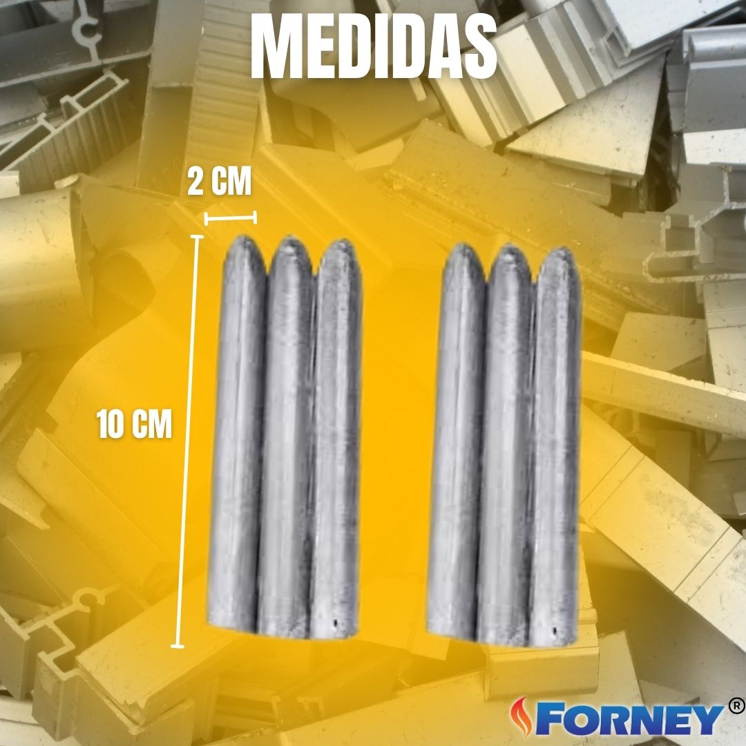 PACK X 5 VARILLAS DE SOLDADURA FORNEY®