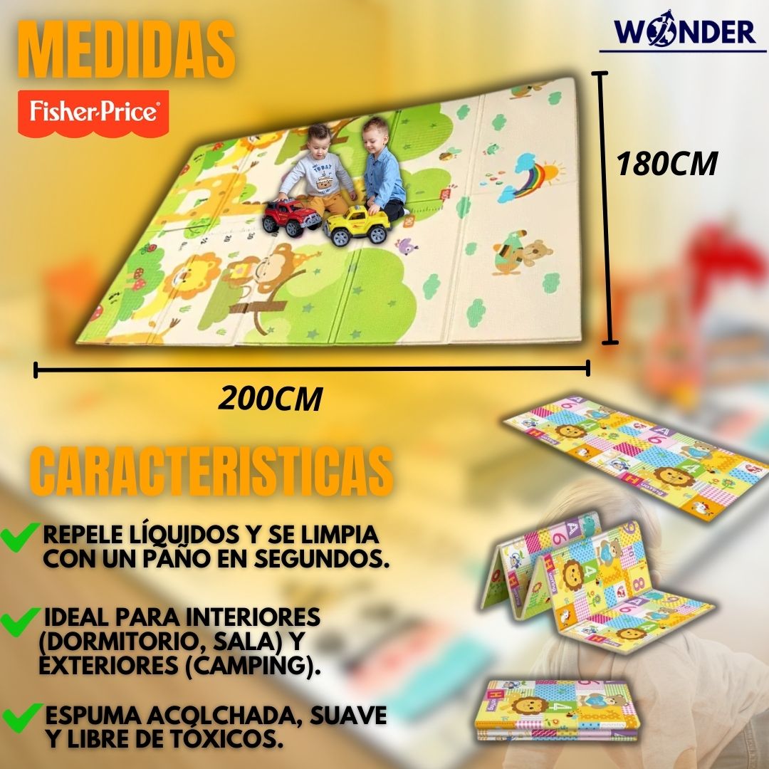 TAPETE DE JUEGOS PARA BEBES |FISHER-PRICE ®|