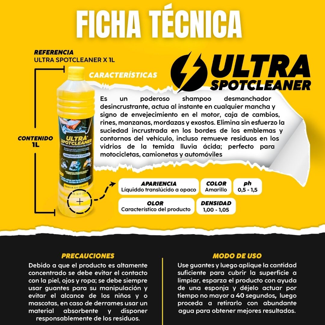 DESMANCHADOR Y DESOXIDANTE| ULTRASPOTCLEANER®