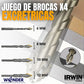 JUEGO X4 BROCAS EXCENTRICAS |IRWIN®|