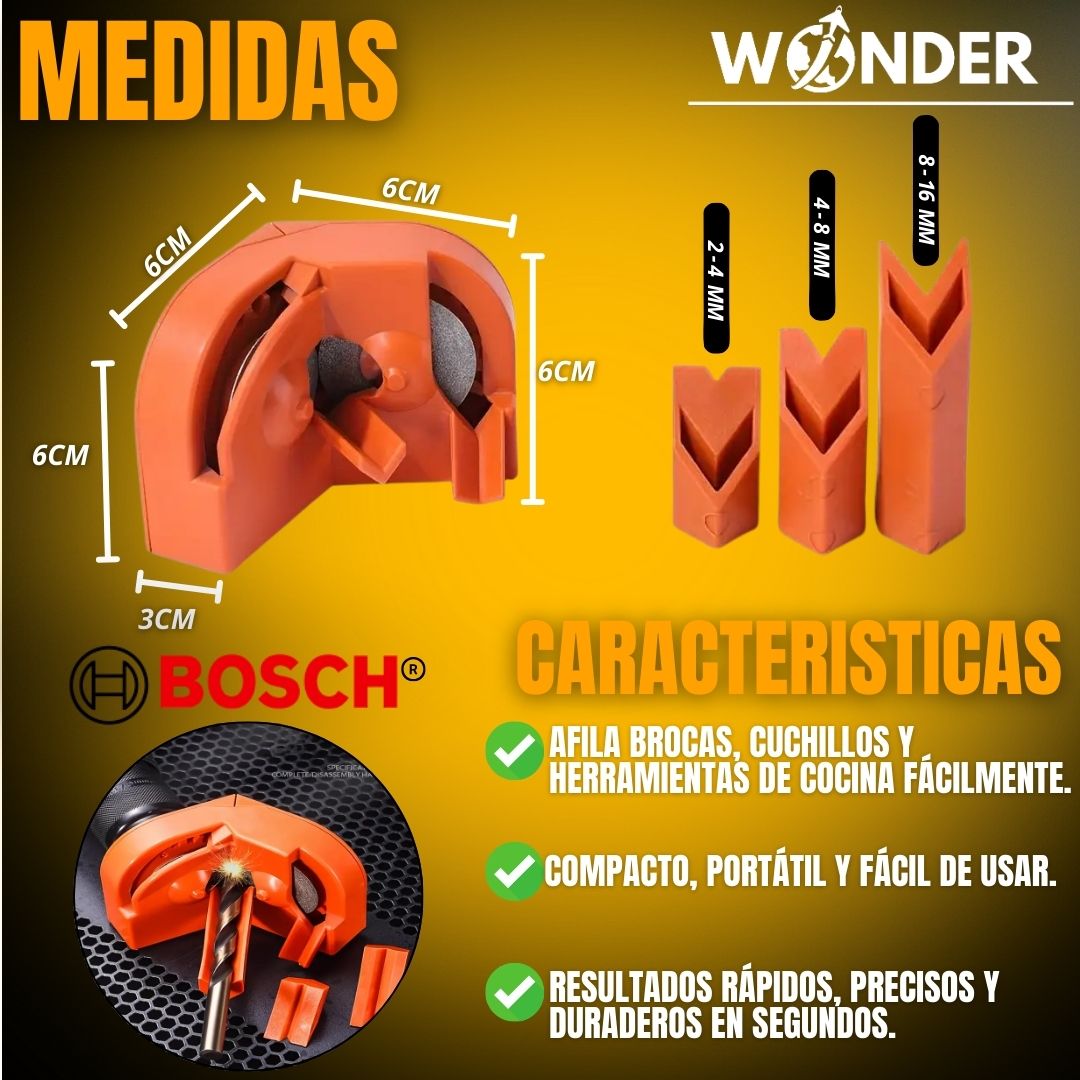 AFILADOR DE BROCAS MULTIFUNCIONNAL |BOSCH®|