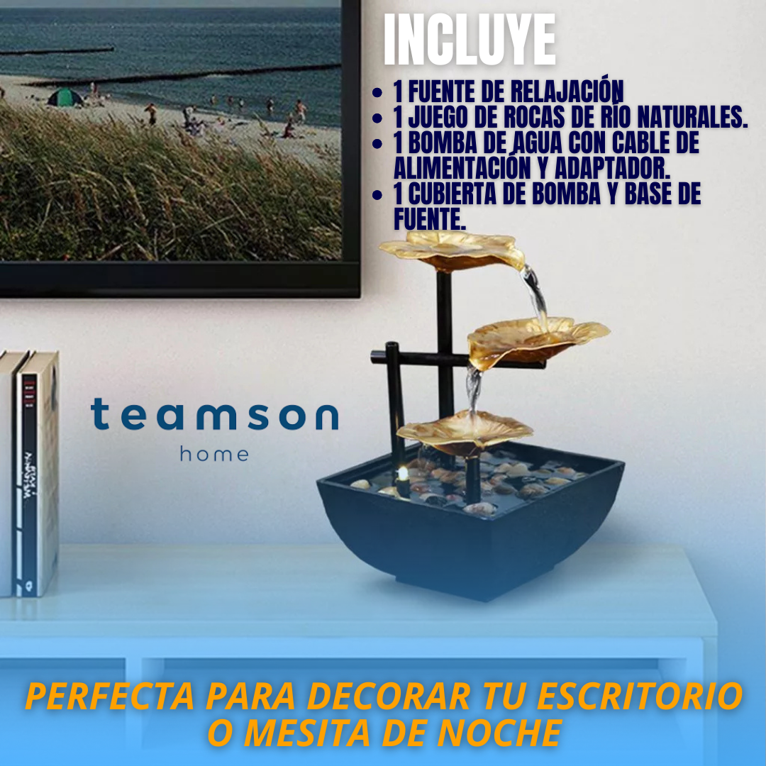 FUENTE DECORATIVA CON PIEDRAS NATURALES | TEAMSON HOME®