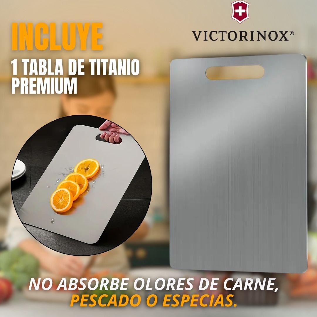 TABLA DE ACERO INOXIDABLE PREMIUM |VICTORINOX®|