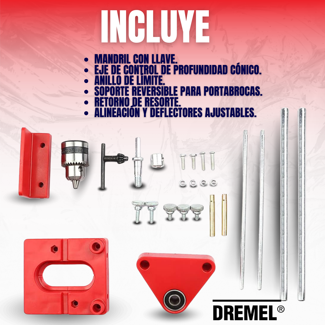 GUÍA LOCALIZADOR DE PERFORACIÓN PARA TALADRO | DREMEL®