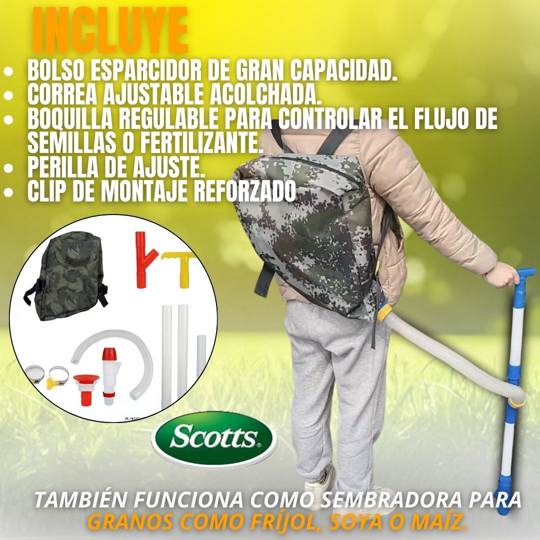 MOCHILA ESPARCIDORA DE FERTILIZANTE |SCOTTS®|