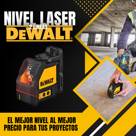 NIVEL LASER 2 LINEAS DEWALT®
