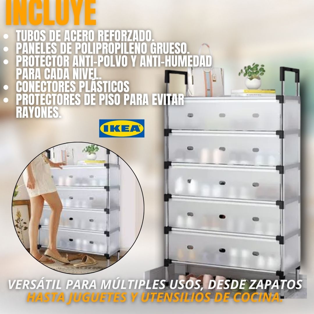 ORGANIZADOR ZAPATERO 6 NIVELES |IKEA®|