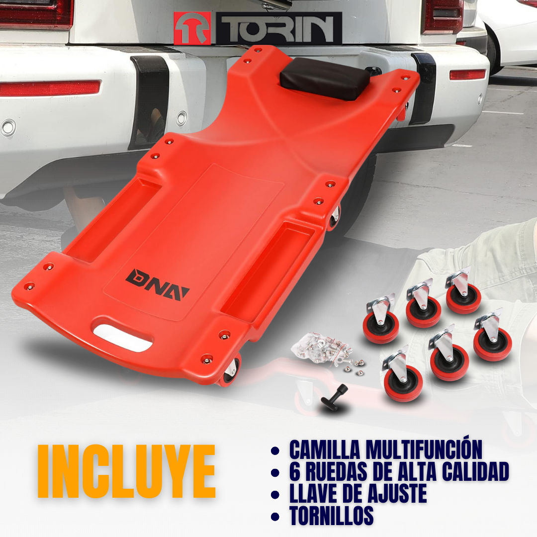 CAMILLA ERGONÓMICA MULTIFUNCIONAL PARA MECÁNICA | TORIN®