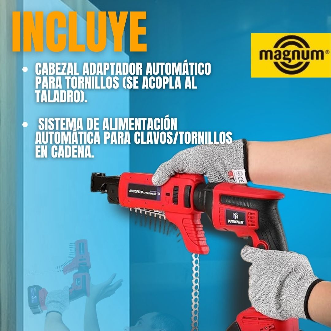 PISTOLA DE TORNILLOS PARA TALADRO - MAGNUM ORIGINAL®
