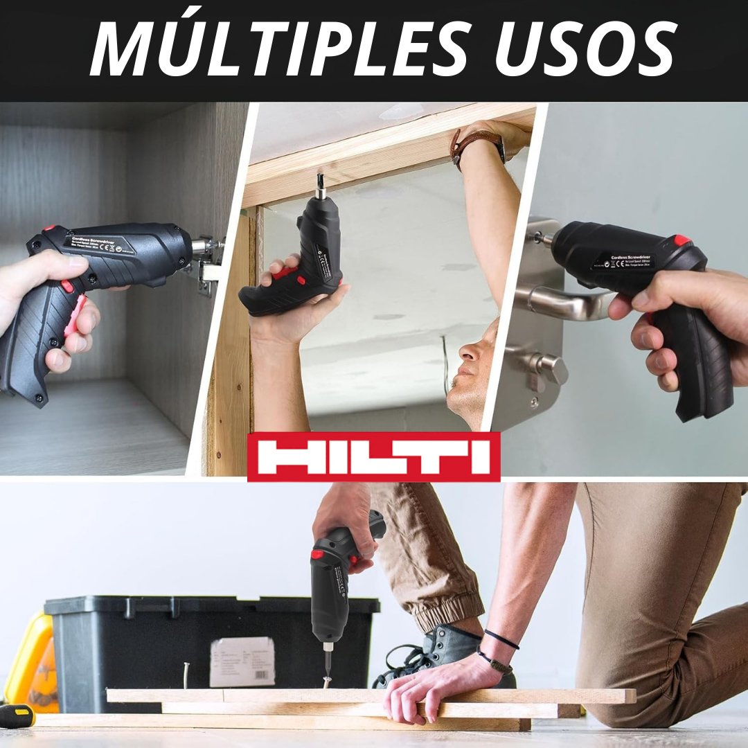 DESTORNILLADOR INALÁMBRICO ELÉCTRICO 47 PIEZAS | HILTI®