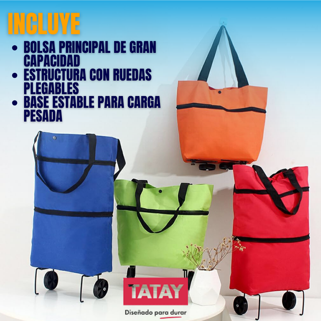 CARRITO DE COMPRAS PLEGABLE TATAY®