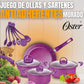 JUEGO DE OLLAS Y SARTENES ANTIADHERENTES |OSTER®|