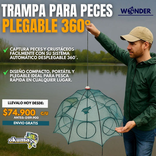 TRAMPA PARA PECES |OKUMA®|