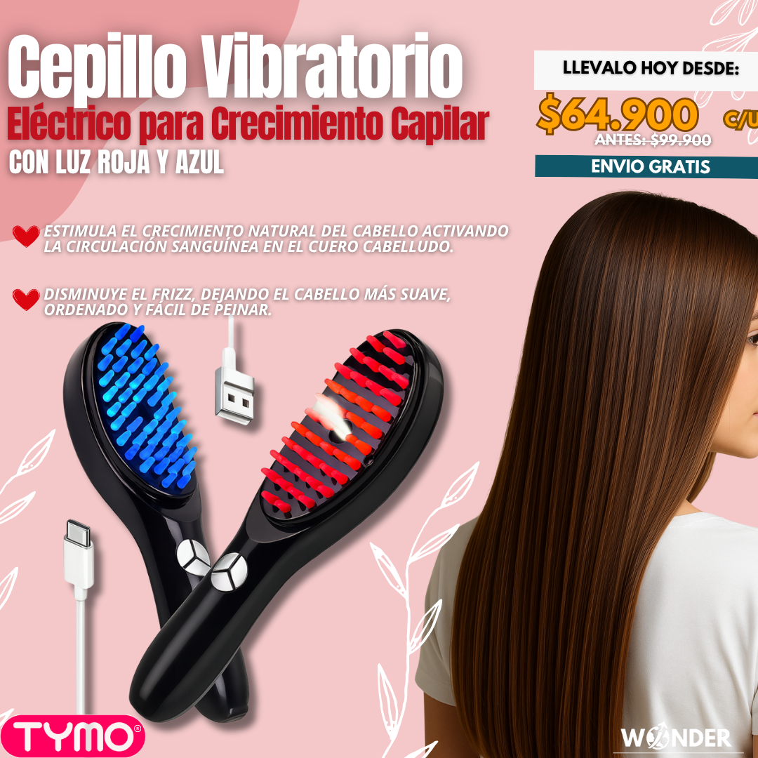 CEPILLO ELECTRICO CON ESTIMULACION DE CRECIMIENTO |TYMO®