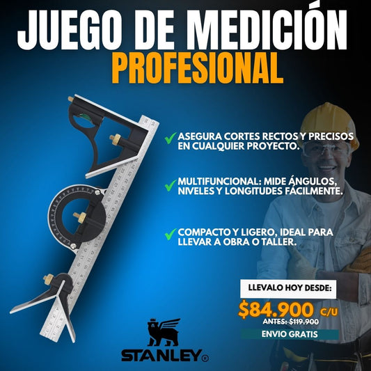 JUEGO DE MEDICION PROFESIONAL |STANLEY®|