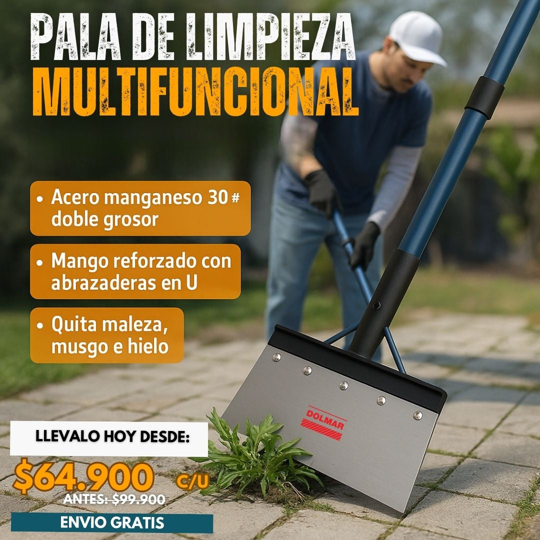PALA DE LIMPIEZA MULTIFUNCIONAL | DOLMAR®