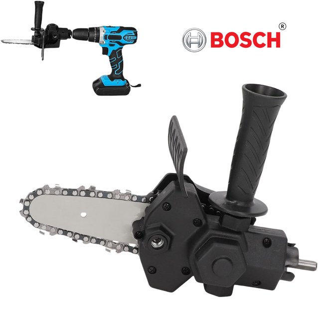 ADAPTADOR BOSCH® UNIVERSAL DE TALADRO A MOTOSIERRA