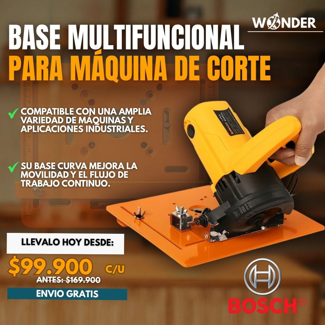 PLACA BASE DE MÁQUINA DE CORTE |BOSCH®|