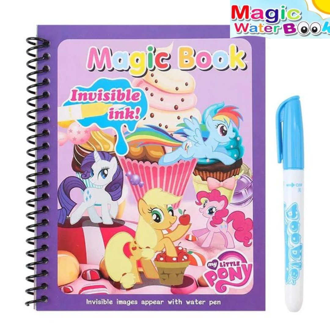 LIBRO MÁGICO PARA COLOREAR CON AGUA | MATTEL®